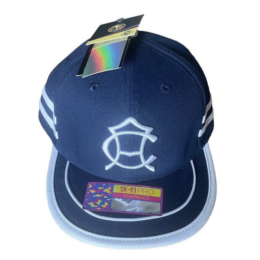 NWT Fan Ink Club America SK-93 Pro Offshore Snapback Hat Cap Blue Adjust SAMPLE